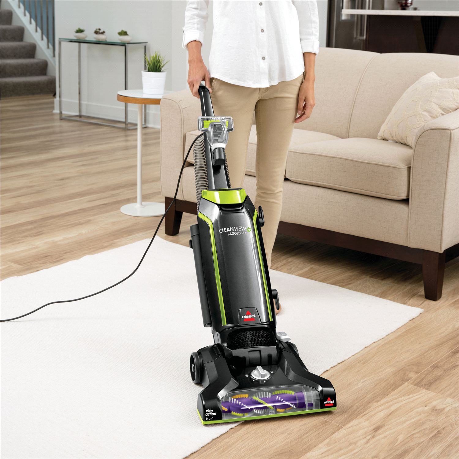 slide 4 of 5, Bissell CleanView Bagged Pet Upright Vacuum Cleaner, 1 ct