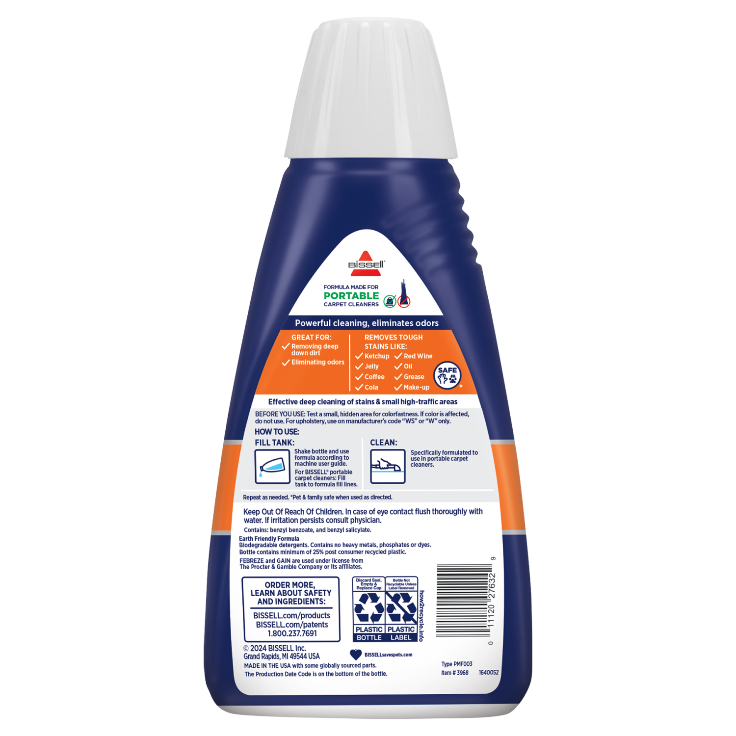 slide 2 of 3, BISSELL Spot & Stain with Febreze with Gain Scent Formula 32 oz, 32 oz