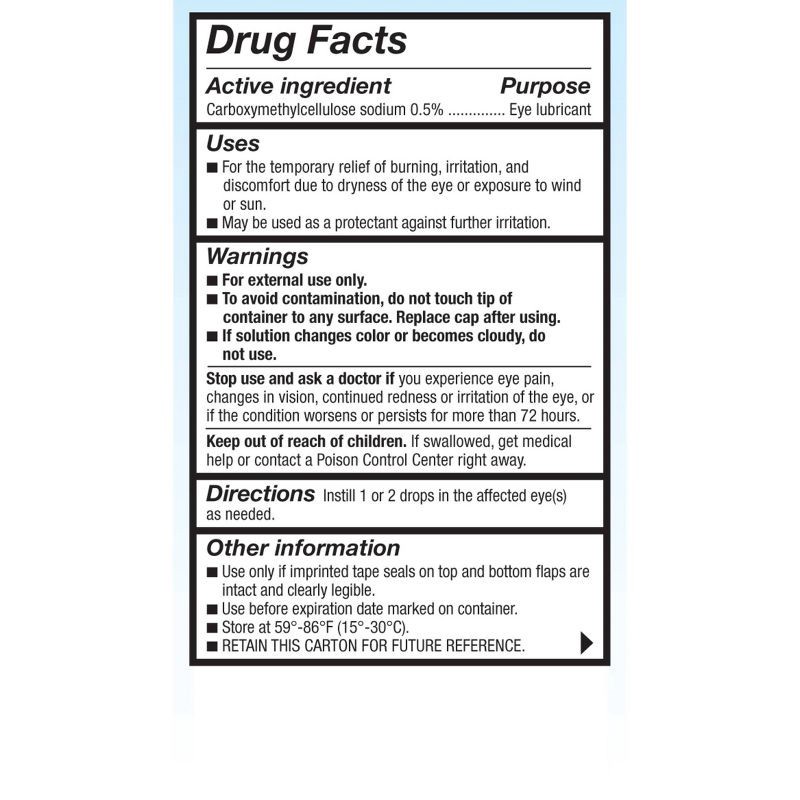 slide 3 of 13, Refresh Tears Moisture Drops for Dry Eyes - 0.5 fl oz/2ct, 2 ct; 0.5 fl oz