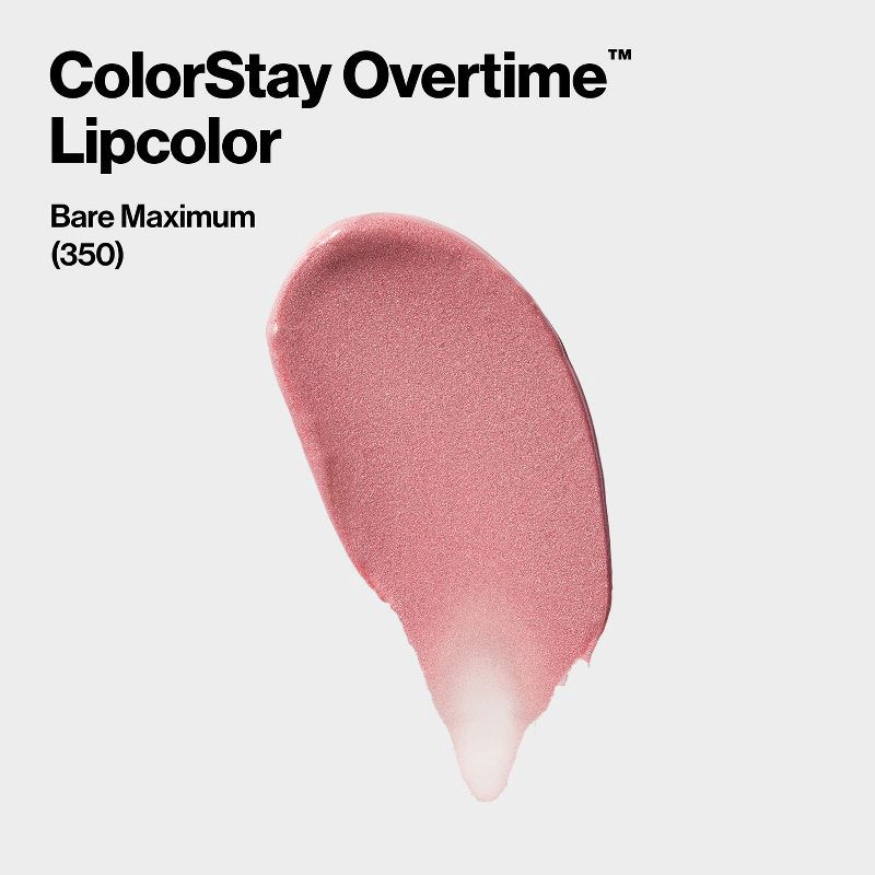 slide 3 of 8, Revlon ColorStay Overtime Lipcolor - Bare Maximum - 0.07 fl oz, 0.07 fl oz