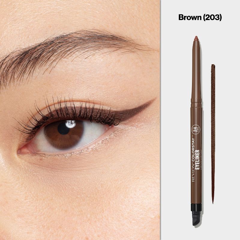 slide 3 of 9, Revlon ColorStay Waterproof Eyeliner - Brown - 0.01oz, 0.01 oz