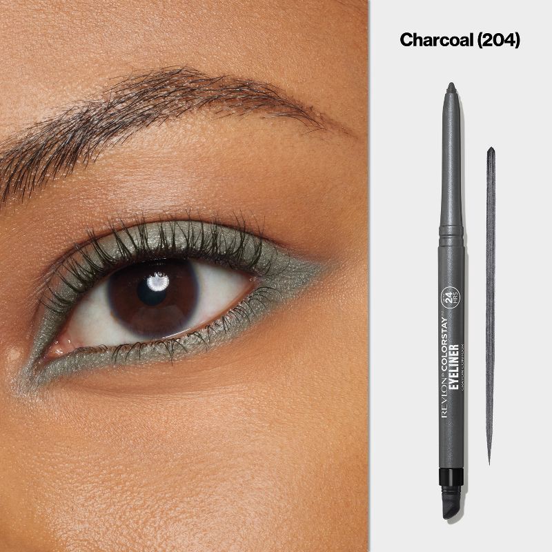 slide 3 of 9, Revlon ColorStay Waterproof Eyeliner - Charcoal - 0.01oz, 0.01 oz