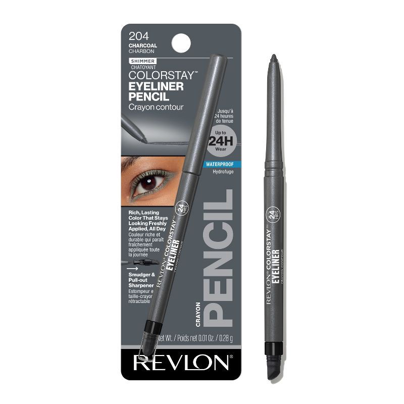 slide 1 of 9, Revlon ColorStay Waterproof Eyeliner - Charcoal - 0.01oz, 0.01 oz