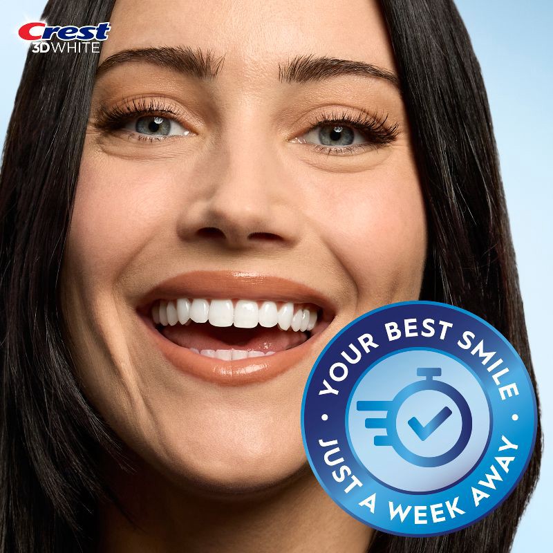 slide 9 of 11, Crest 3D Whitestrips 1 Week Smile Transformation At-home Teeth Whitening Kit - 14 Treatments, 28 ct