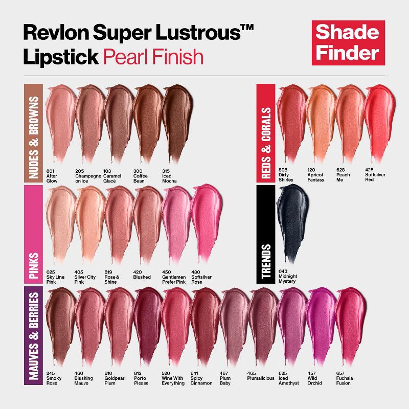 slide 6 of 10, Revlon Super Lustrous Lipstick - 520 Wine with Everything (Pearl) - 0.15oz, 0.15 oz