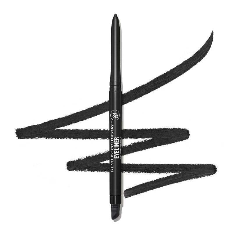 slide 2 of 10, Revlon Colorstay Waterproof Eyeliner with Built-in Smudger - 201 Black - 0.01oz, 0.01 oz