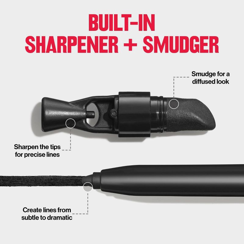 slide 6 of 10, Revlon Colorstay Waterproof Eyeliner with Built-in Smudger - 201 Black - 0.01oz, 0.01 oz