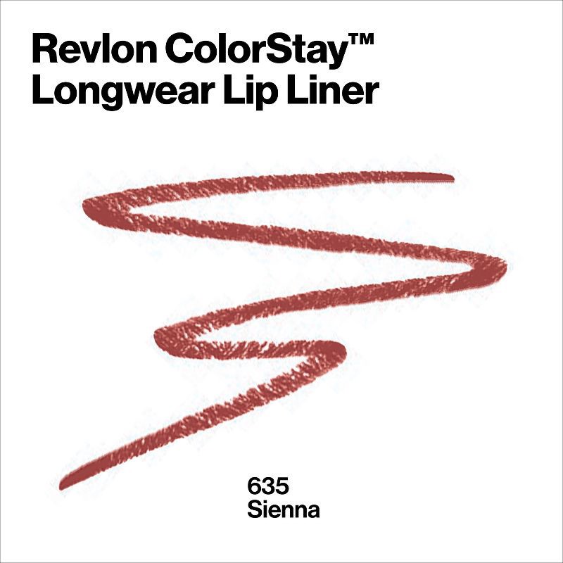 slide 3 of 7, Revlon ColorStay Lip Liner with Built in Sharpener - Sienna - 0.01oz, 0.01 oz