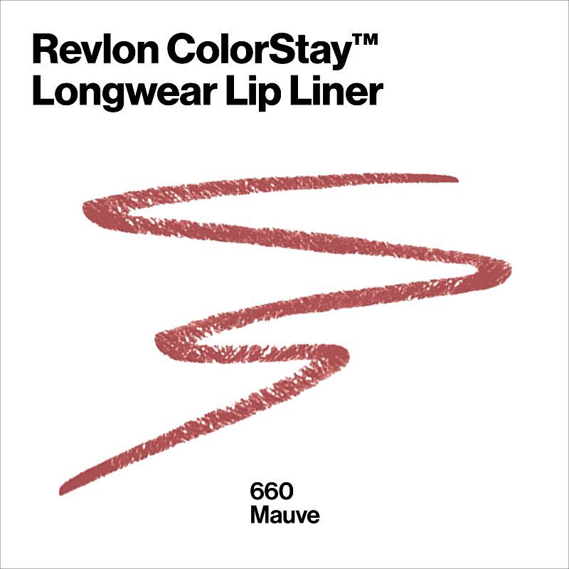 slide 3 of 7, Revlon ColorStay Lip Liner with Built in Sharpener - Mauve - 0.01oz, 0.01 oz