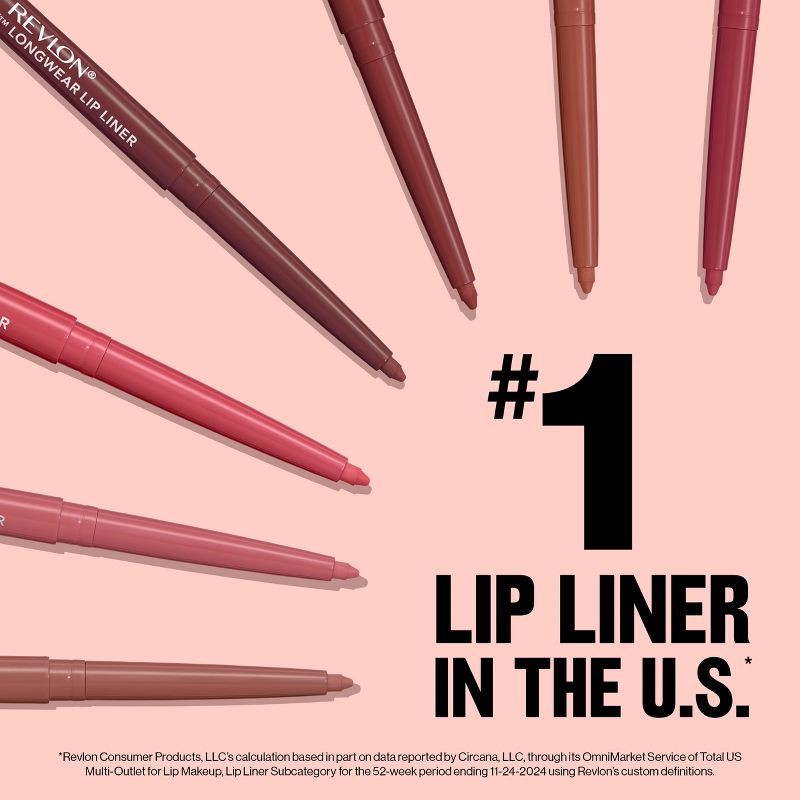 slide 6 of 7, Revlon ColorStay Lip Liner with Built in Sharpener - Mauve - 0.01oz, 0.01 oz