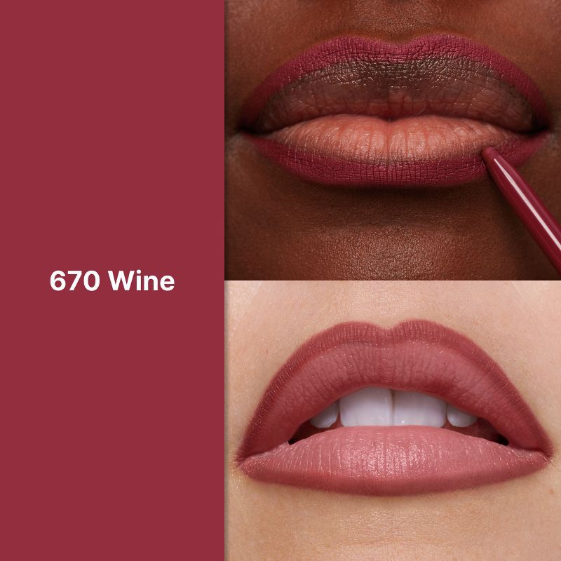 slide 3 of 7, Revlon ColorStay Lip Liner with Built in Sharpener - Wine - 0.01oz, 0.01 oz