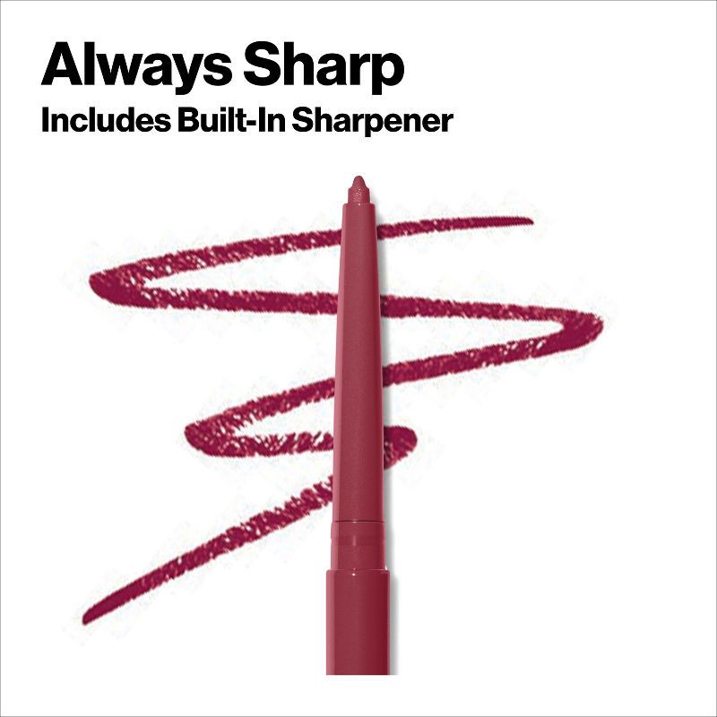 slide 5 of 7, Revlon ColorStay Lip Liner with Built in Sharpener - Wine - 0.01oz, 0.01 oz