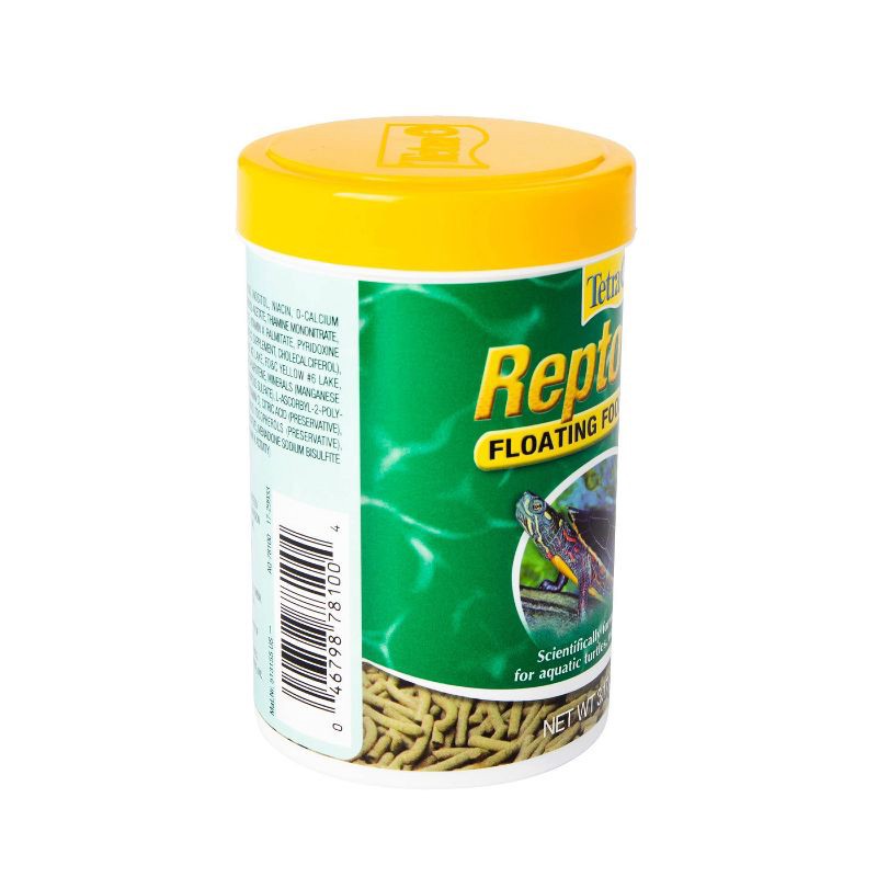 slide 4 of 4, Tetra ReptoMin Grain & Seafood Newts and Frogs Aquatic Turtles Floating Food Sticks - 3.17oz, 3.17 oz