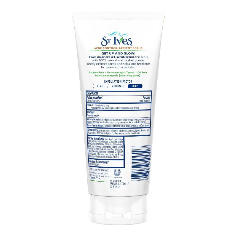 slide 2 of 8, St. Ives BHA Apricot Face Exfoliant for Acne Prone Skin - 6floz​, 1 ct