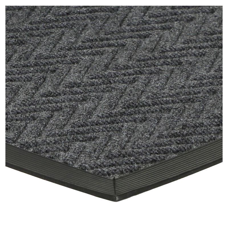 slide 5 of 5, 1'6"x2'6" Gateway Utility Doormat Charcoal - Mohawk: Skid-Resistant Outdoor Floor Mat, Low Pile, Recycled Rubber, 1 ct