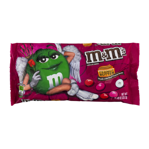 slide 1 of 1, M&M's Peanut Butter Chocolate Candies, 11.4 oz