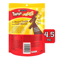 slide 12 of 17, Twist-Ables Beef & Cheese Flavors Dog Treats 4.5 oz, 4.5 oz