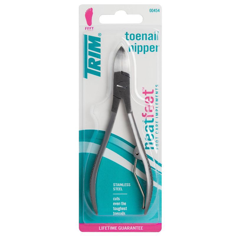 slide 1 of 6, Trim Neat Feet Stainless Steel Toenail Nipper, 1 ct