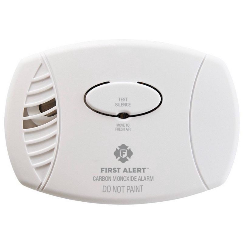 slide 2 of 9, First Alert CO400 Battery Powered Carbon Monoxide Detector: 9-Volt CO Alarm, Silences Unwanted Alarms, 7-Year Warranty, 1 ct