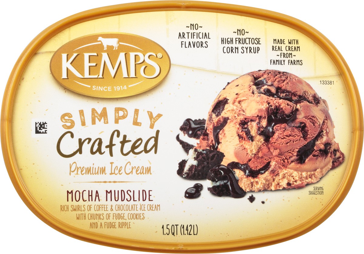 slide 9 of 14, Kemps Simply Crafted Premium Mocha Mudslide Ice Cream 1.5 qt, 1.5 qt