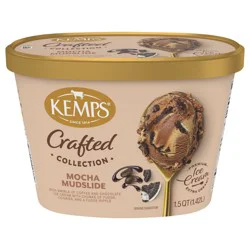 Kemps Crafted Collection Mocha Mudslide Ice Cream 1.5 Quart
