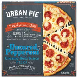 Urban Pie Pizza Co. Thin Artisan Crust Uncured Pepperoni Pizza 18.55 oz
