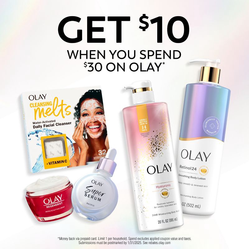 slide 4 of 7, Olay Complete Lotion Moisturizer - Sensitive Skin - SPF 30 - 2.5 fl oz, 0 x 2.5 fl oz