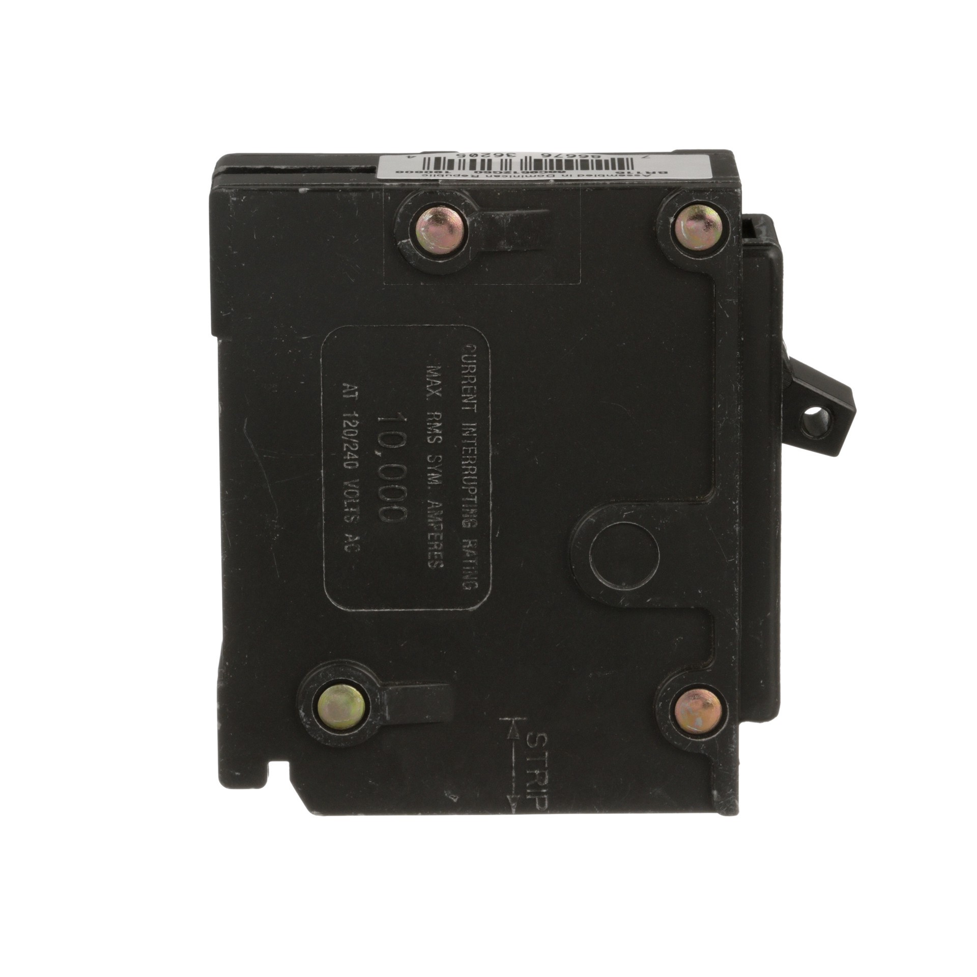 slide 6 of 6, Eaton Type BR 15-amp 1 -Pole Standard trip Circuit Breaker, 1 ct