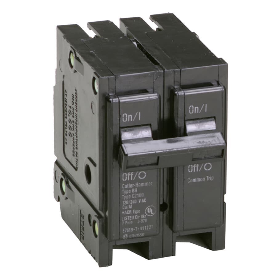 slide 1 of 1, Eaton Type BR 30-amp 2 -Pole Standard trip Circuit Breaker, 1 ct