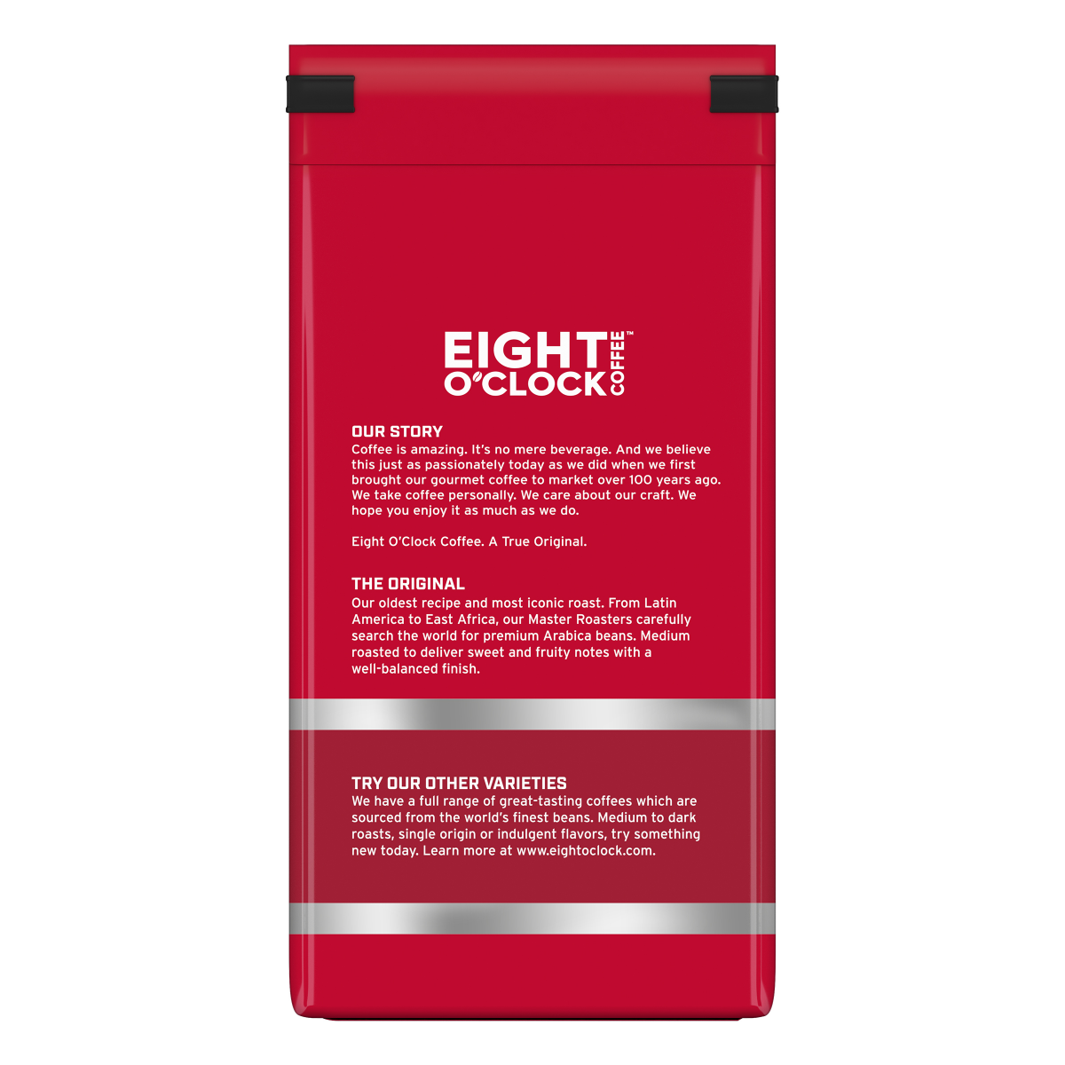 slide 6 of 6, Eight O'Clock Coffee Medium Roast Whole Bean The Original Coffee 12 oz, 12 oz