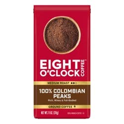 EIGHT O CLOCK COFFEE Eoc Colombian Peaks Ground 10.5 Oz