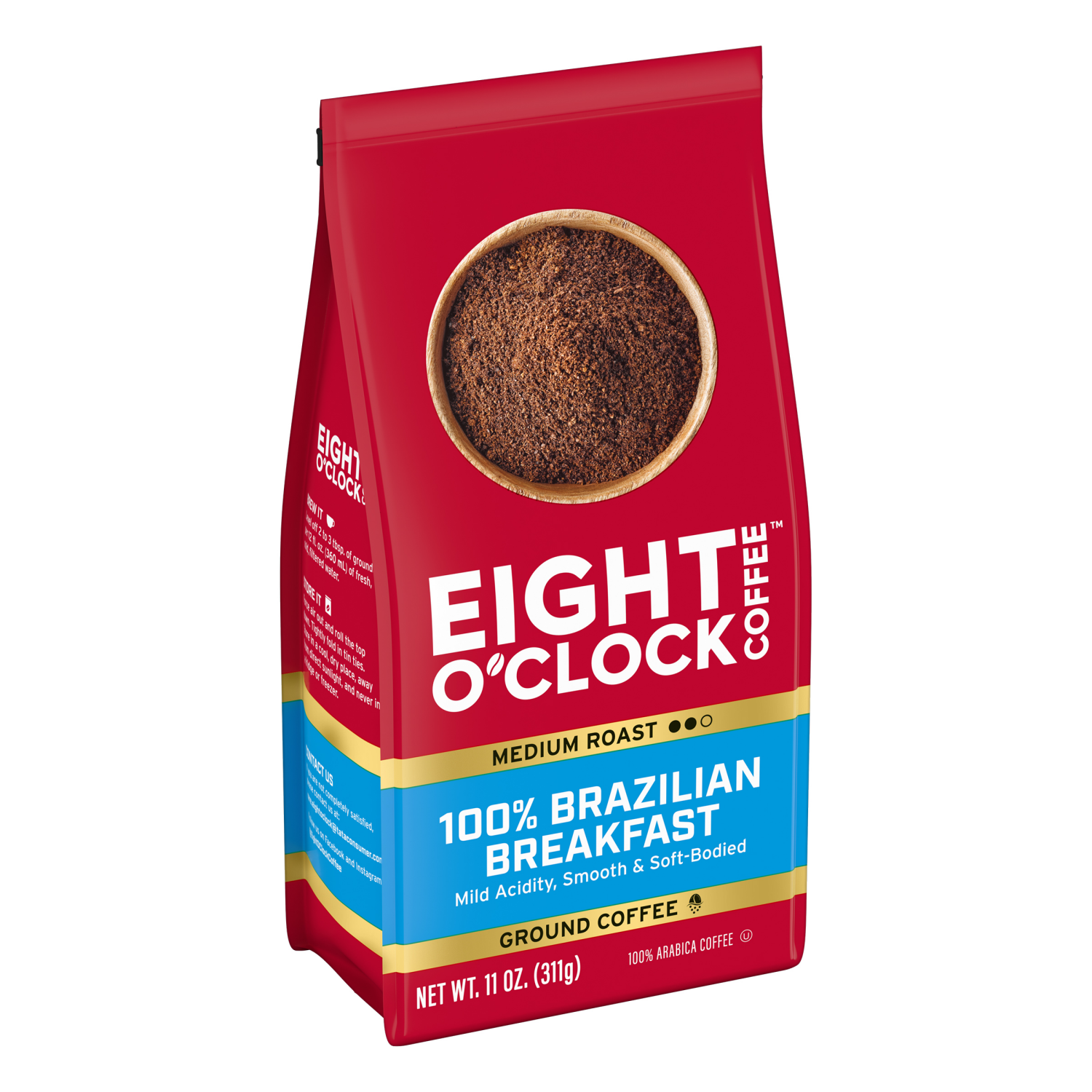 slide 4 of 6, Eight O'Clock Coffee Brazilian Breakfast Coffee - 11 oz, 11 oz