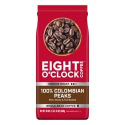 Eight O'Clock Coffee Eight O'Clock Colombian Peaks Whole Bean Coffee - 30 oz