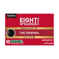 Eight O'Clock Coffee Original Medium Roast K-Cup Coffee Pods- 12 ct