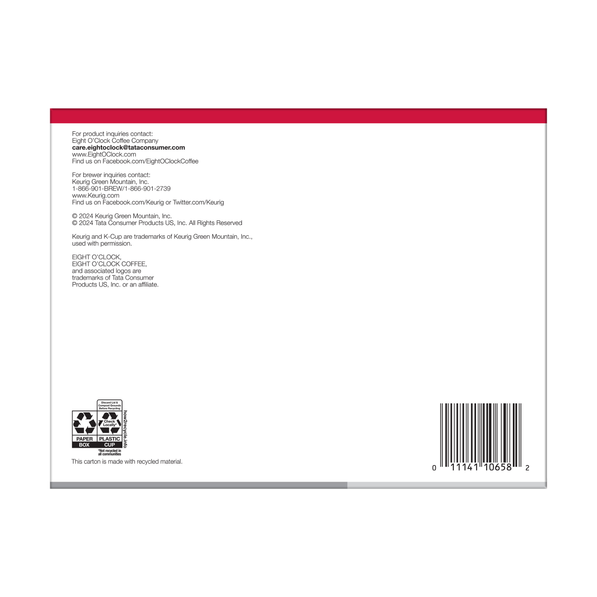 slide 2 of 6, Eight O'Clock Coffee Medium Roast The Original Coffee Value Pack 48 K-Cup Pods, 48 ct