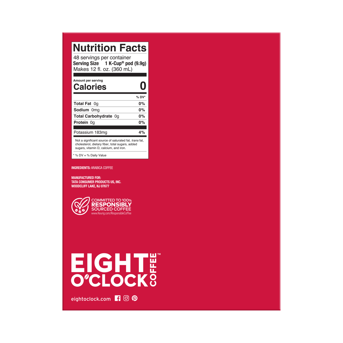 slide 3 of 6, Eight O'Clock Coffee Medium Roast The Original Coffee Value Pack 48 K-Cup Pods, 48 ct