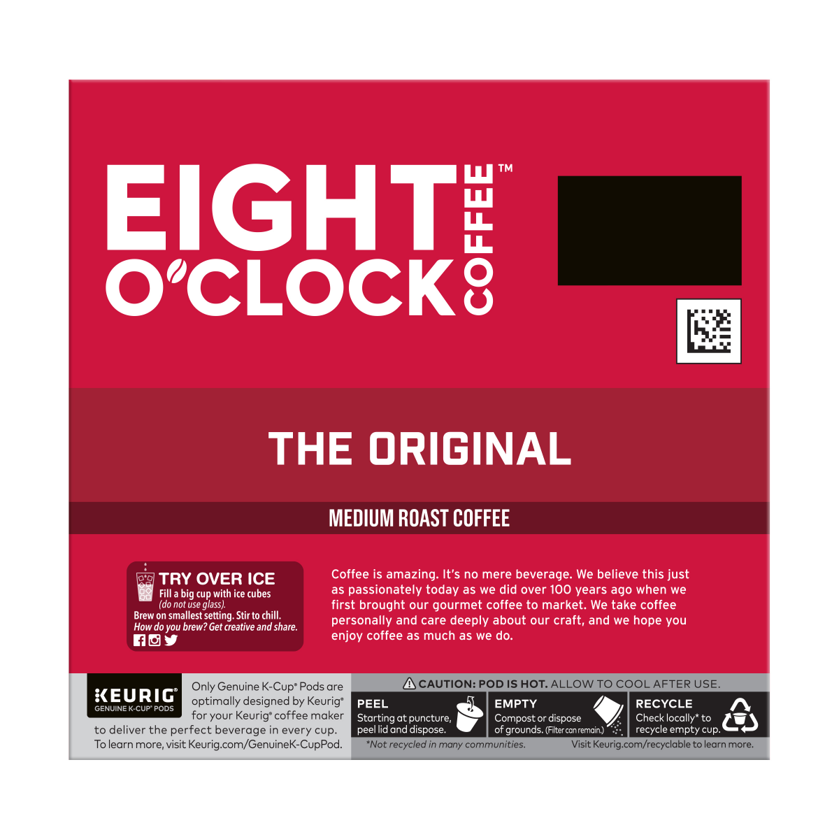slide 6 of 6, Eight O'Clock Coffee Medium Roast The Original Coffee Value Pack 48 K-Cup Pods, 48 ct