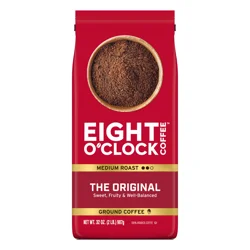 EIGHT O CLOCK COFFEE Eight O'clock Coffee Medium Roast Ground The Original Coffee 32 Oz