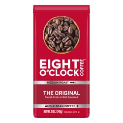 Eight O'Clock Original Whole Bean Coffee 11 oz