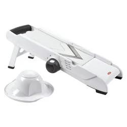 OXO VBlade Mandoline Slicer: ABS & Stainless Steel, 4 Blades, Dishwasher-Safe, Vegetable & Potato Slicer, White