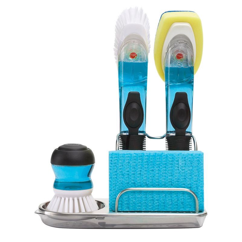 slide 2 of 3, OXO Softworks Stainless Steel Sink Organizer, 1 ct