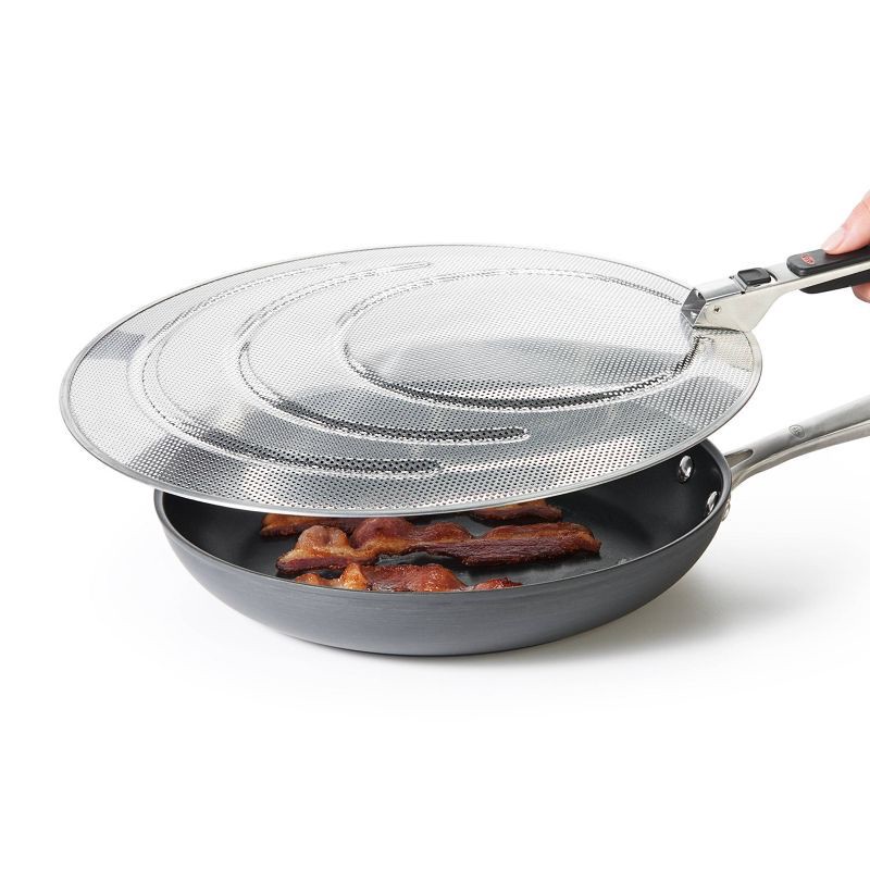 slide 3 of 7, OXO Softworks Stainless Steel Splatter Screen, 1 ct