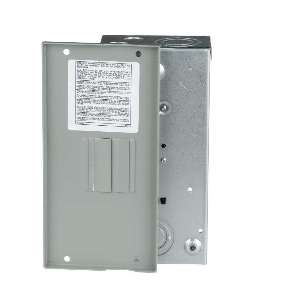 slide 4 of 6, Eaton Type BR 70 -Amp 2 -Spaces 4 -Circuit Indoor Main Lug Load Center, 1 ct