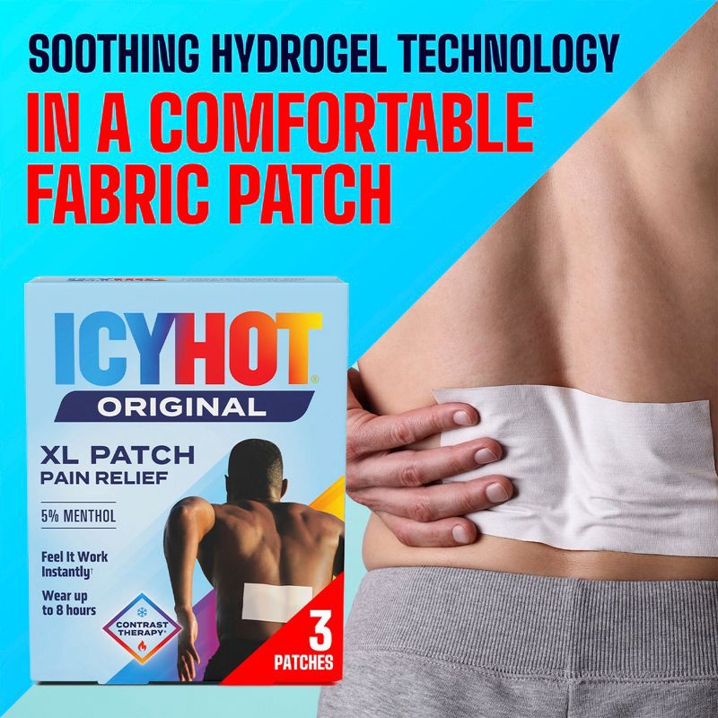 slide 8 of 12, Icy Hot Medicated Patch Back - Extra Large - 3ct, 3 ct