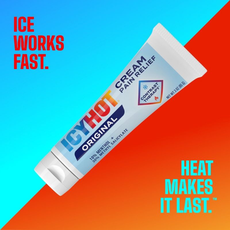 slide 4 of 9, Icy Hot Pain Relief Cream - 3oz, 3 oz