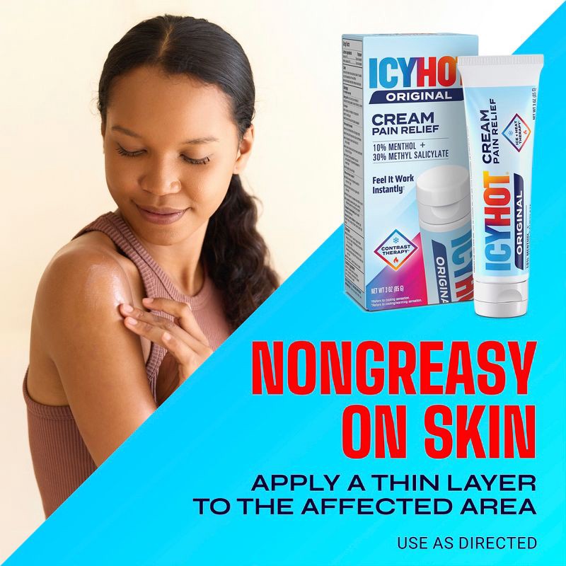 slide 7 of 9, Icy Hot Pain Relief Cream - 3oz, 3 oz