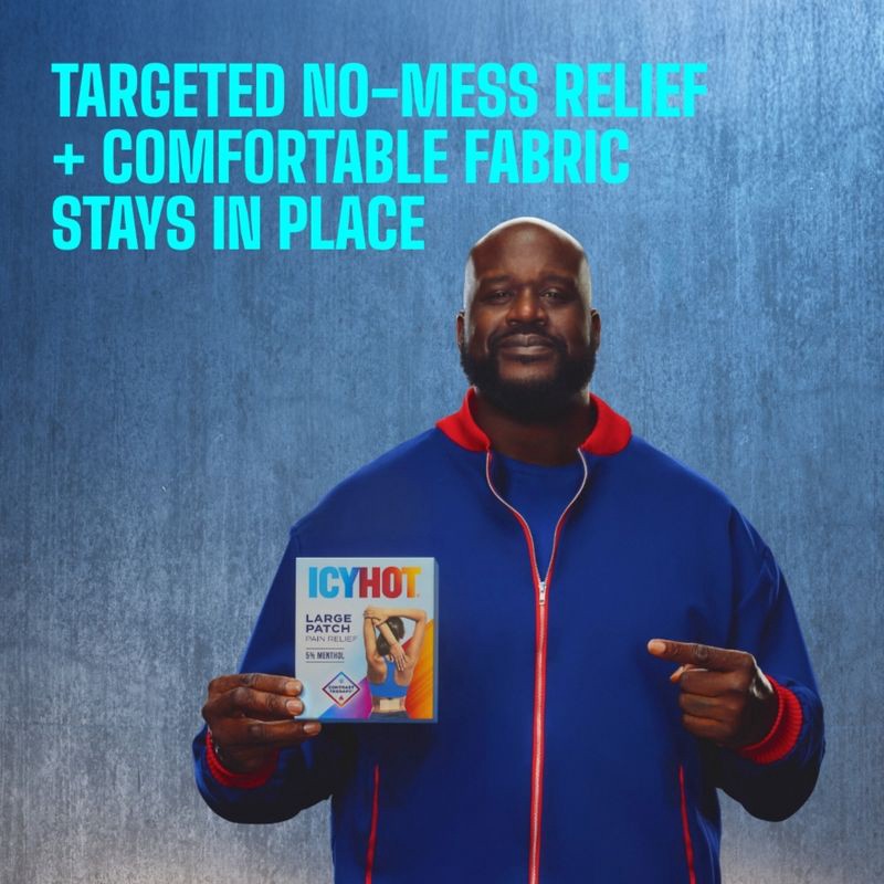 slide 7 of 7, Icy Hot Medicated Patch Back - Large - 5ct, 5 ct