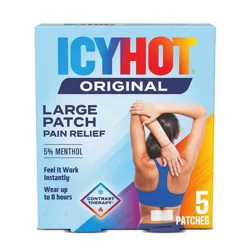Icy Hot Medicated Patch Back - Large - 5ct
