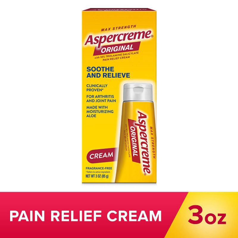 slide 1 of 8, Aspercreme Aloe Odor Free Pain Relieving Crème - 3oz, 3 oz