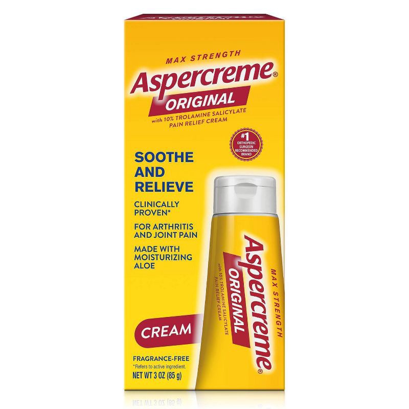 slide 1 of 9, Aspercreme Aloe Odor Free Pain Relieving Crème - 3oz, 3 oz